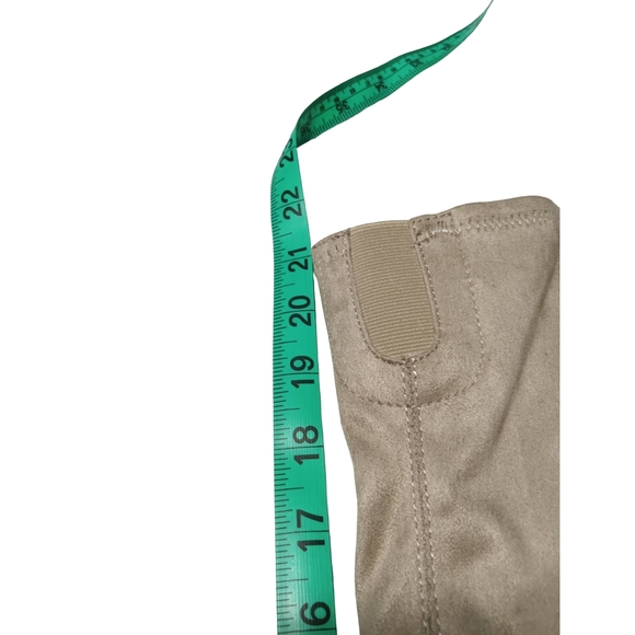 Marc Fisher Taupe Heeled Boots - Picture 2 of 3